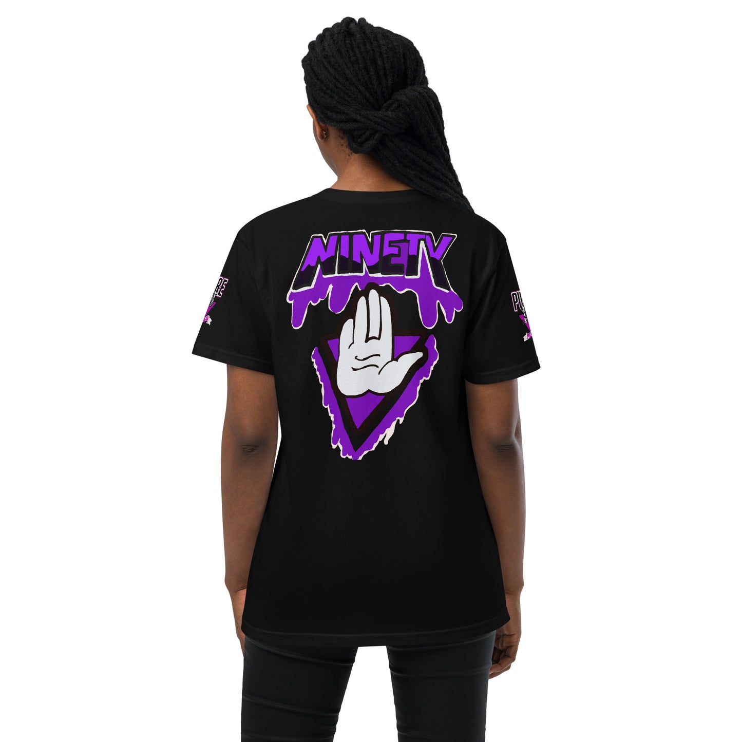 N5 purp Unisex garment-dyed pocket t-shirt