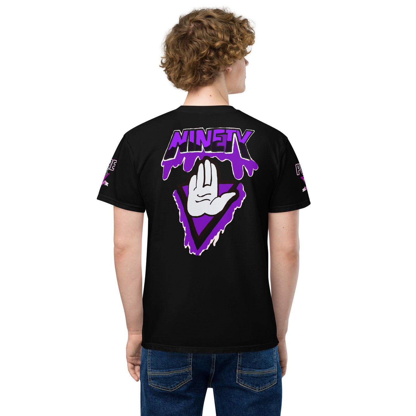 Purp five Unisex garment-dyed pocket t-shirt