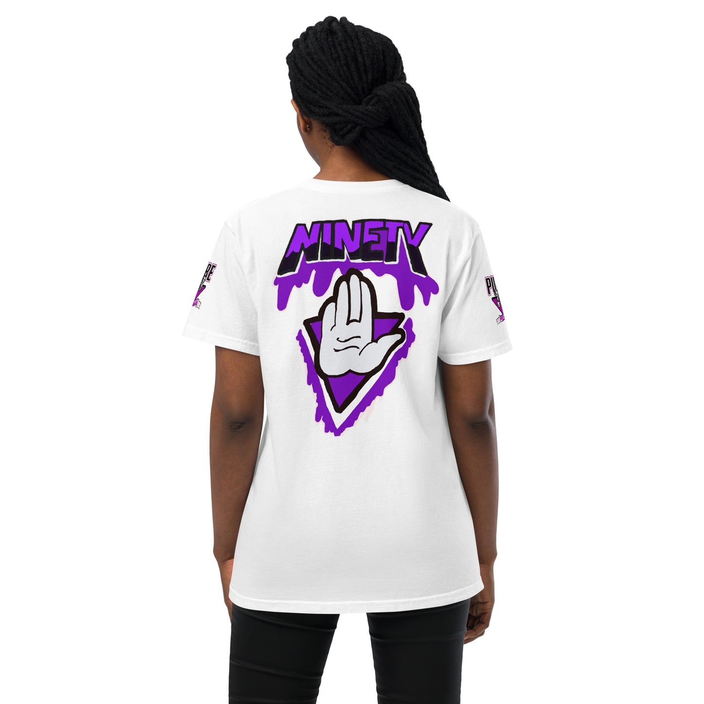 N5 purp Unisex garment-dyed pocket t-shirt