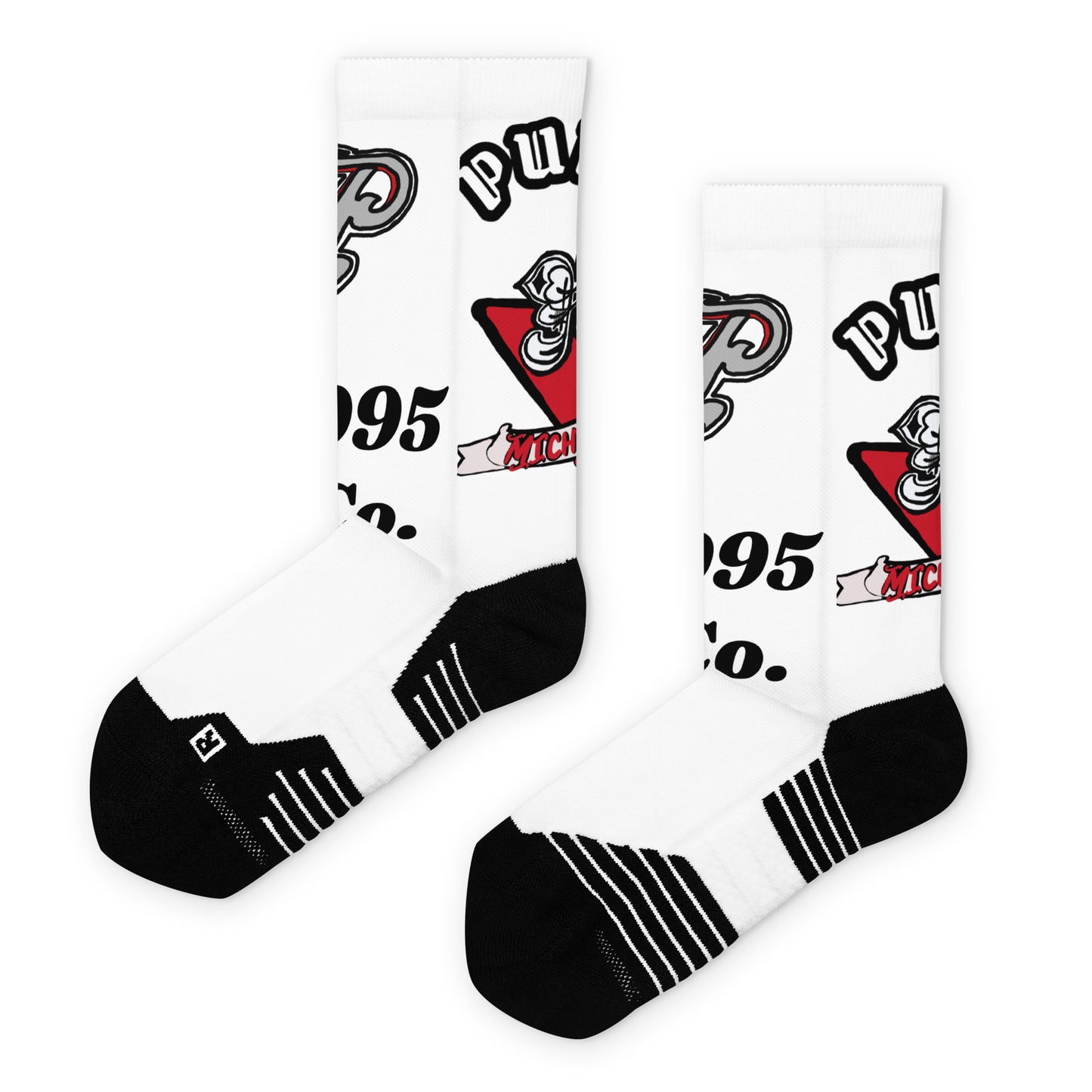 P Basketball socks