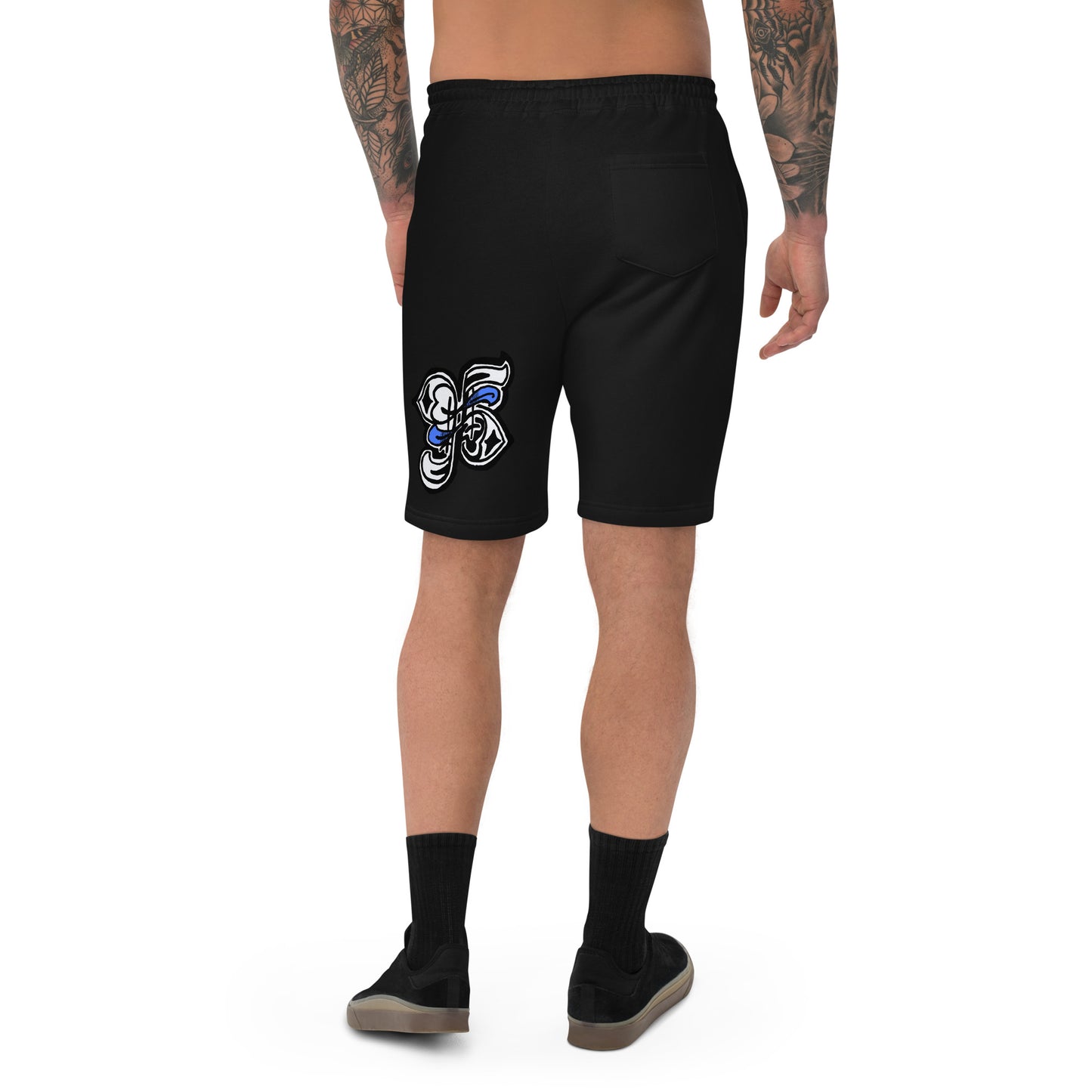 Pure 95 blueMen's fleece shorts