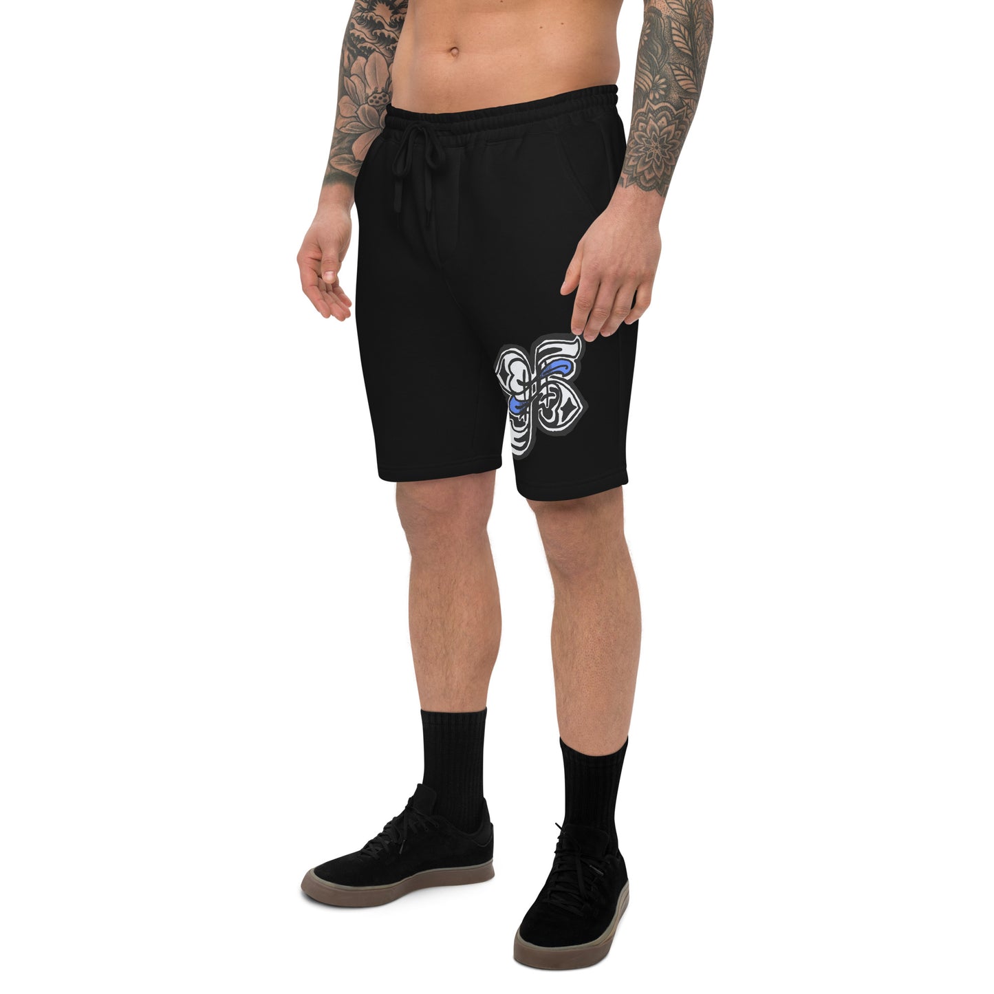 Pure 95 blueMen's fleece shorts