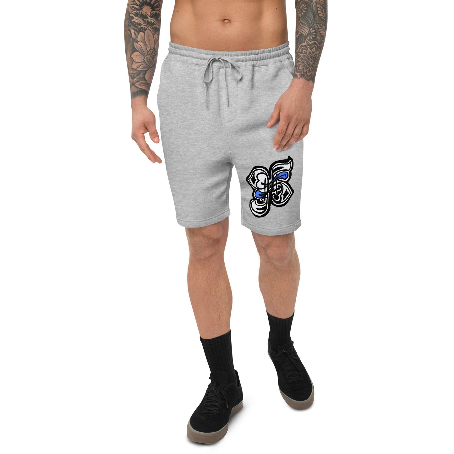 Pure 95 blueMen's fleece shorts