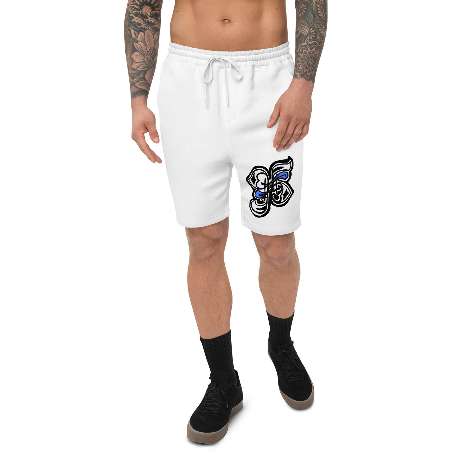 Pure 95 blueMen's fleece shorts