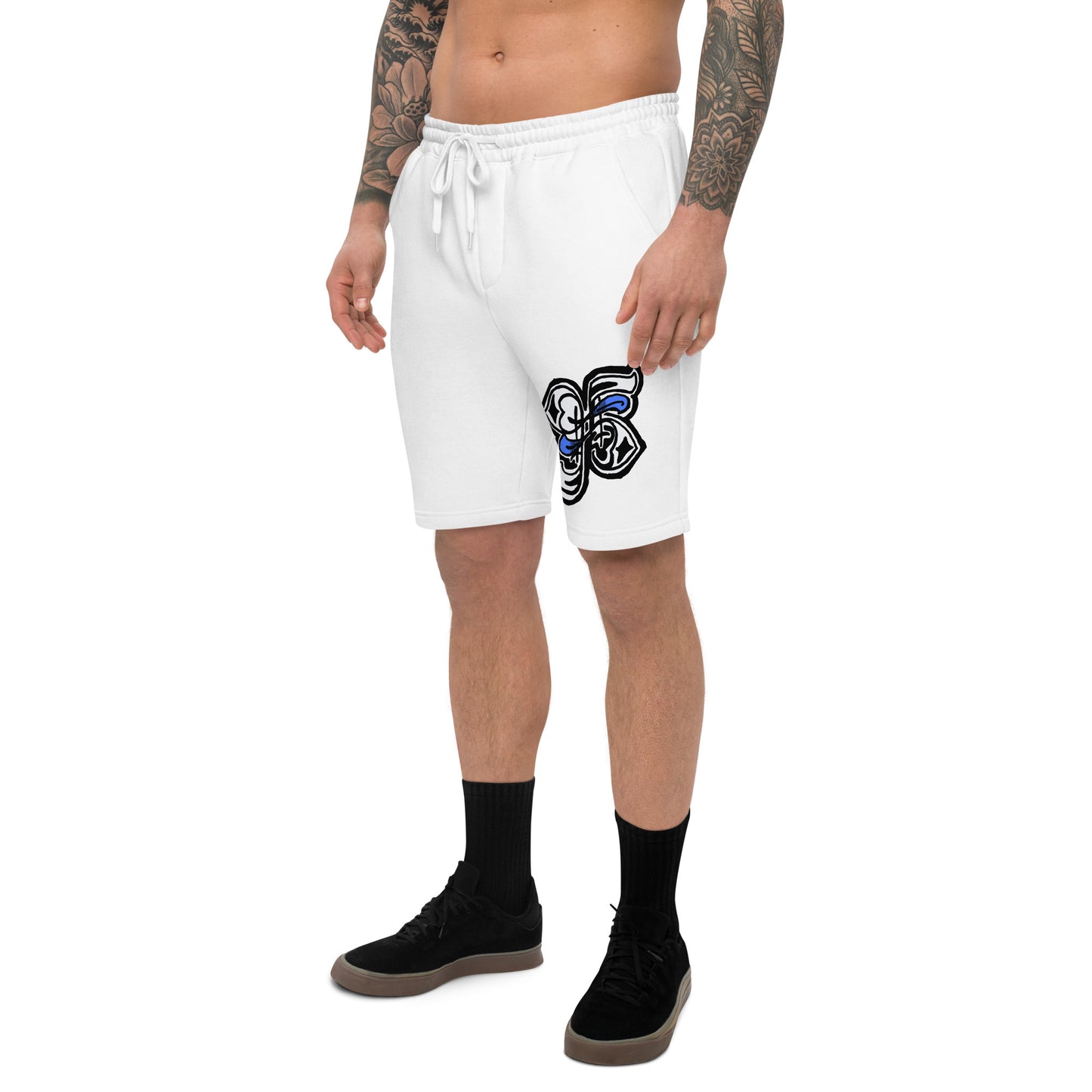 Pure 95 blueMen's fleece shorts