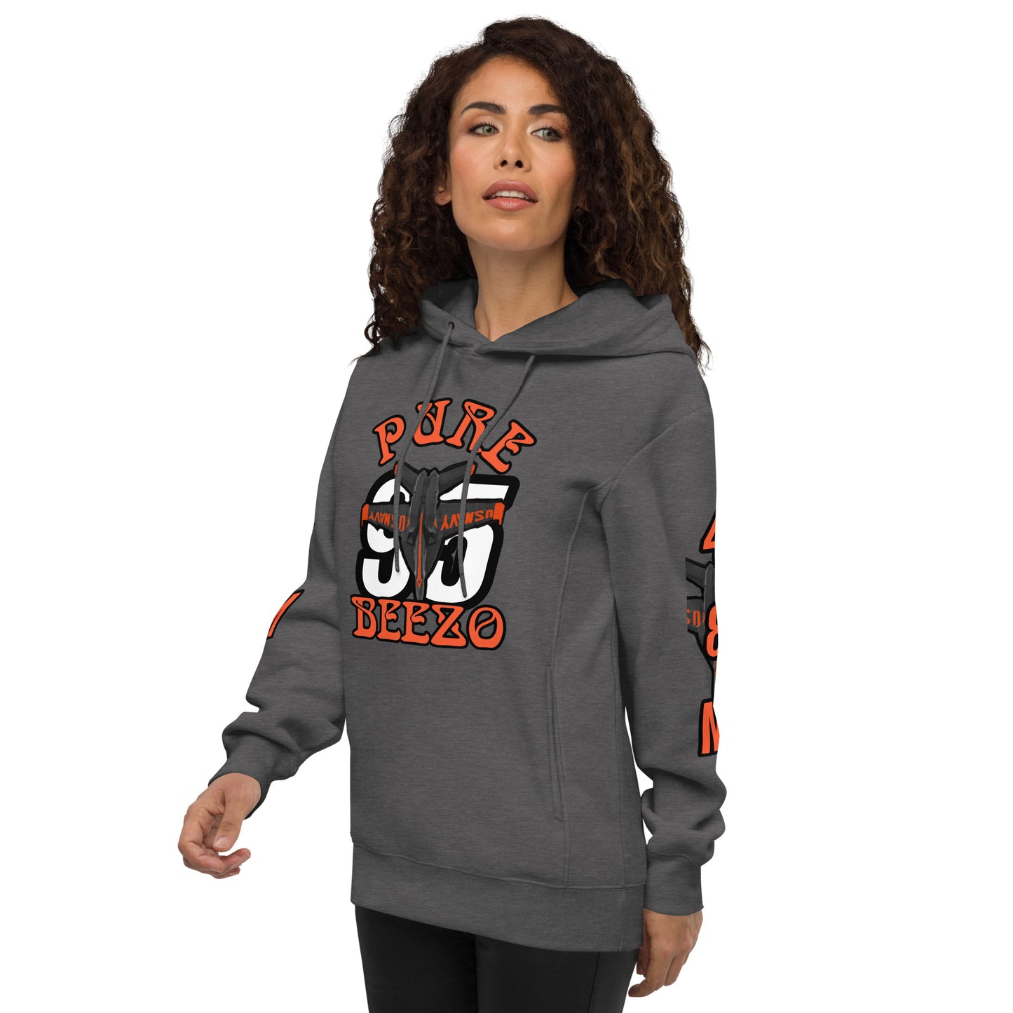 Unisex fashion hoodie van beezo