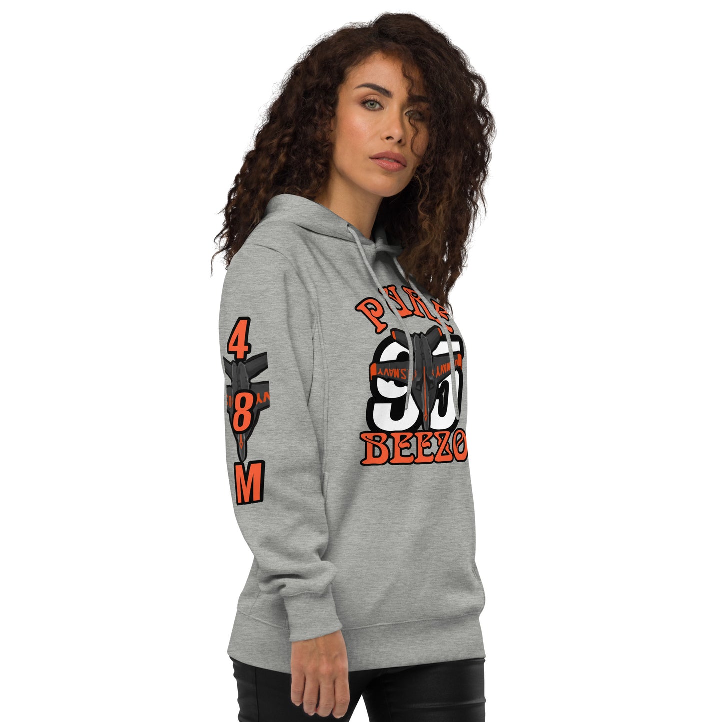 Unisex fashion hoodie van beezo