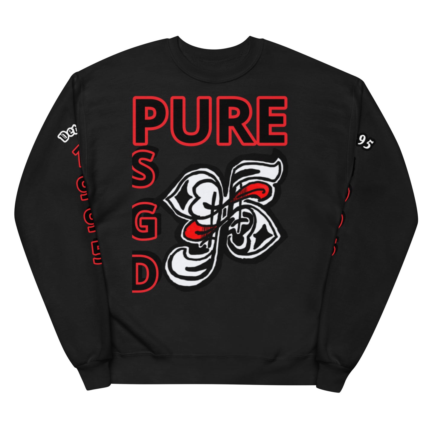 PURE 95 SGD Unisex fleece sweatshirt