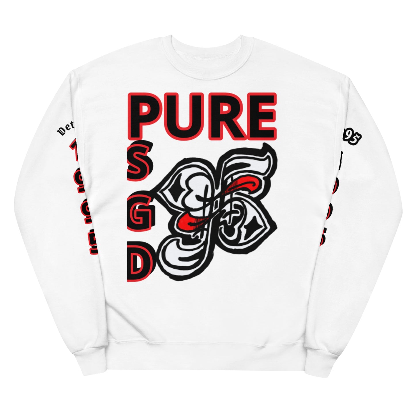 PURE 95 SGD Unisex fleece sweatshirt