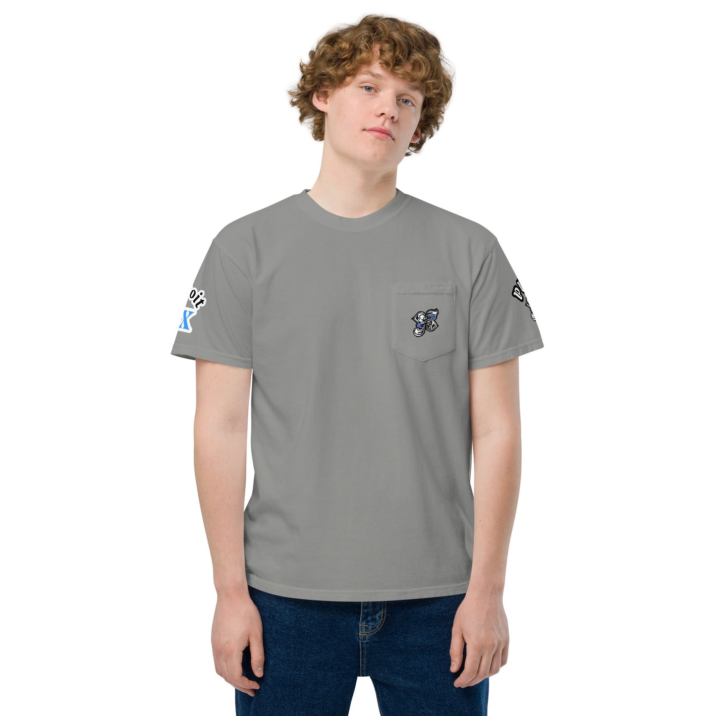 PURE Chedda 6Unisex garment-dyed pocket t-shirt