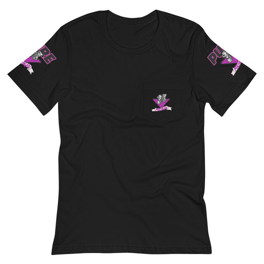 90 purp Unisex Pocket T-Shirt